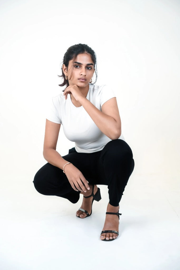 CIGARETTE PANT.BLACK