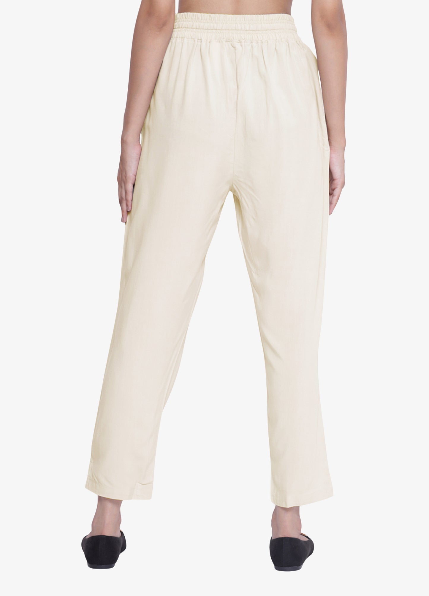 Buy Off-White Cigarette Trousers for Women Shop Online