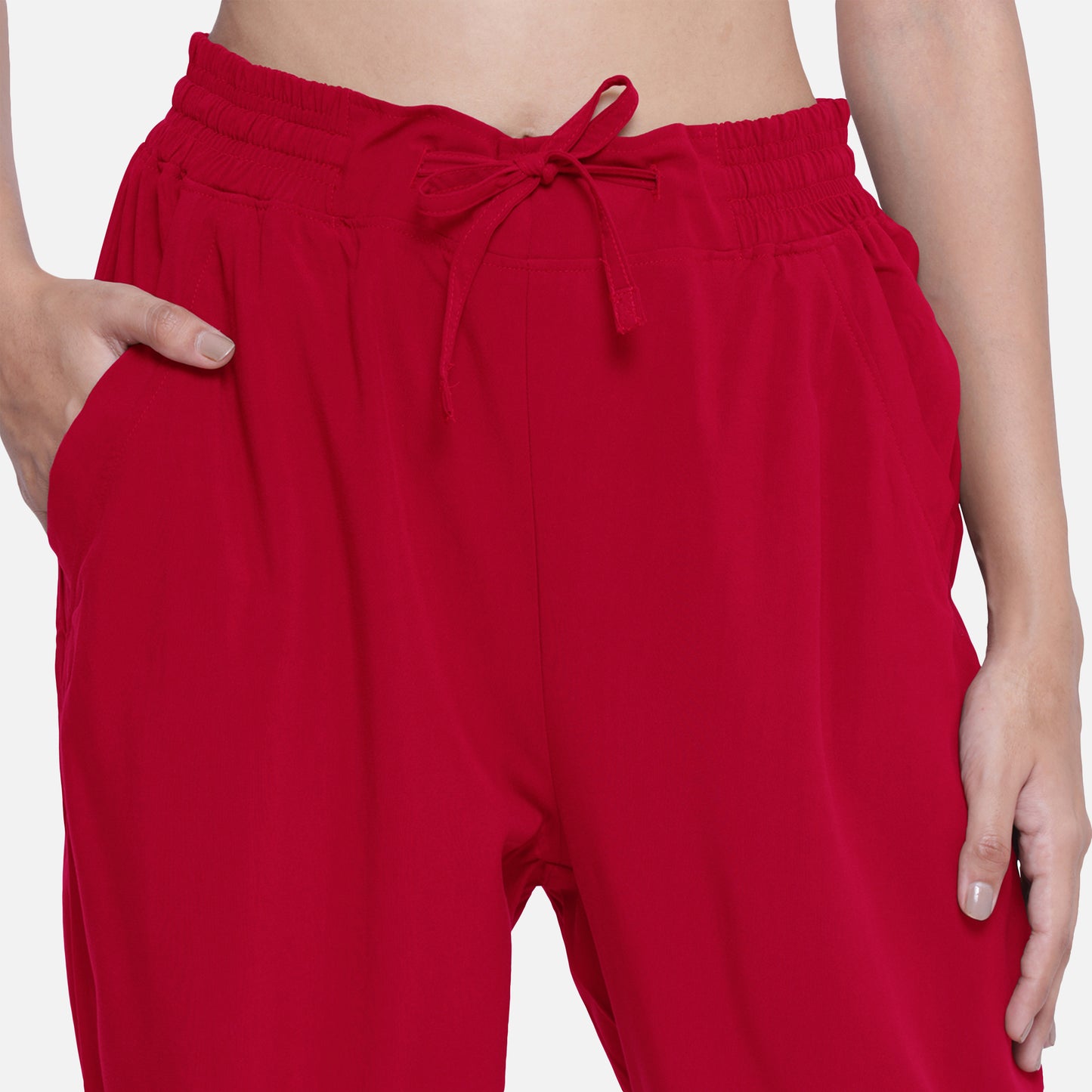 Buy Raspberry Red Cigarette Trousers and Pants for Women Shop Online