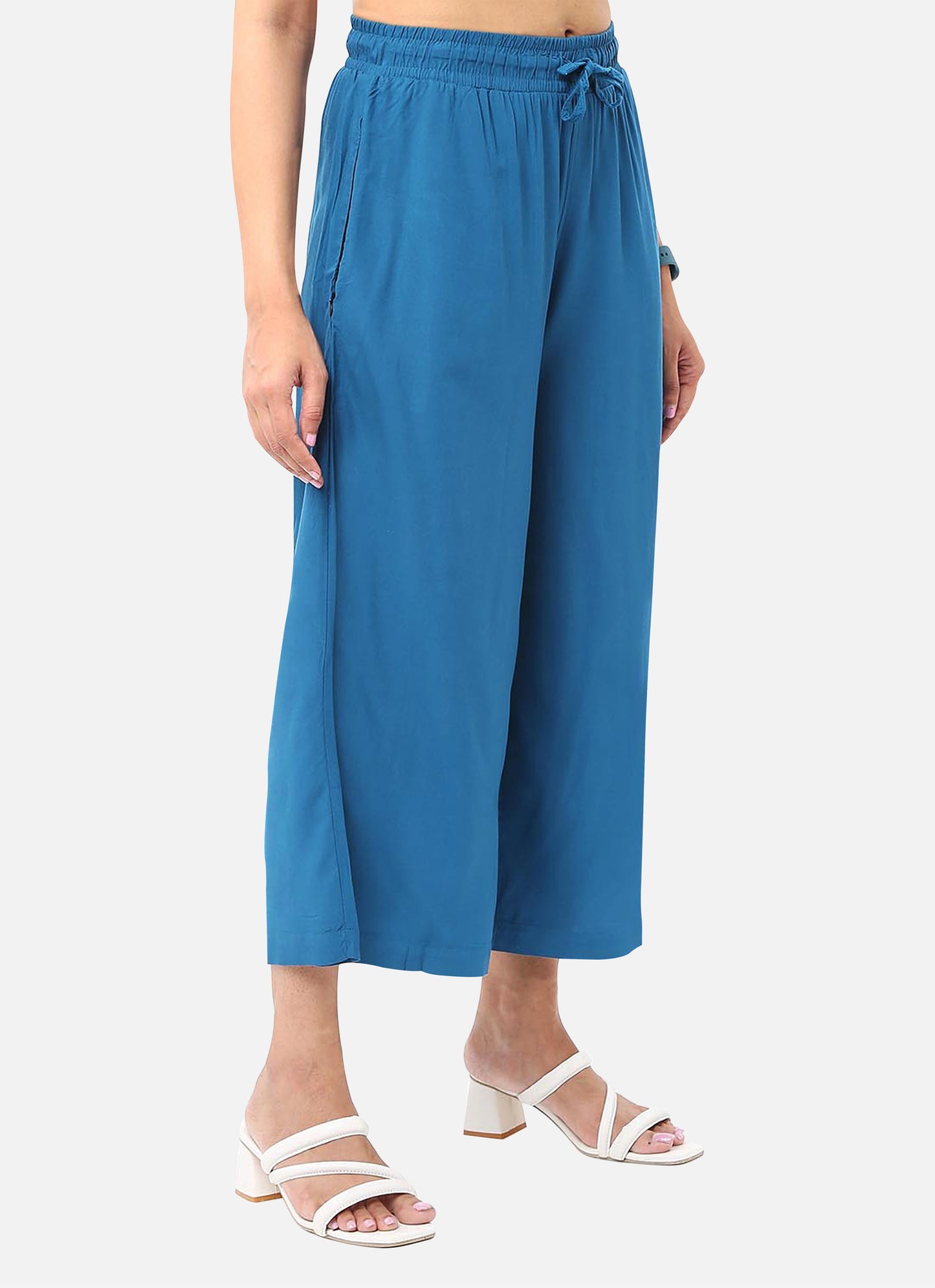 Elegant Lyons blue coolatts pants for women, crafted for a refined and colorful addition to your wardrobe, available online