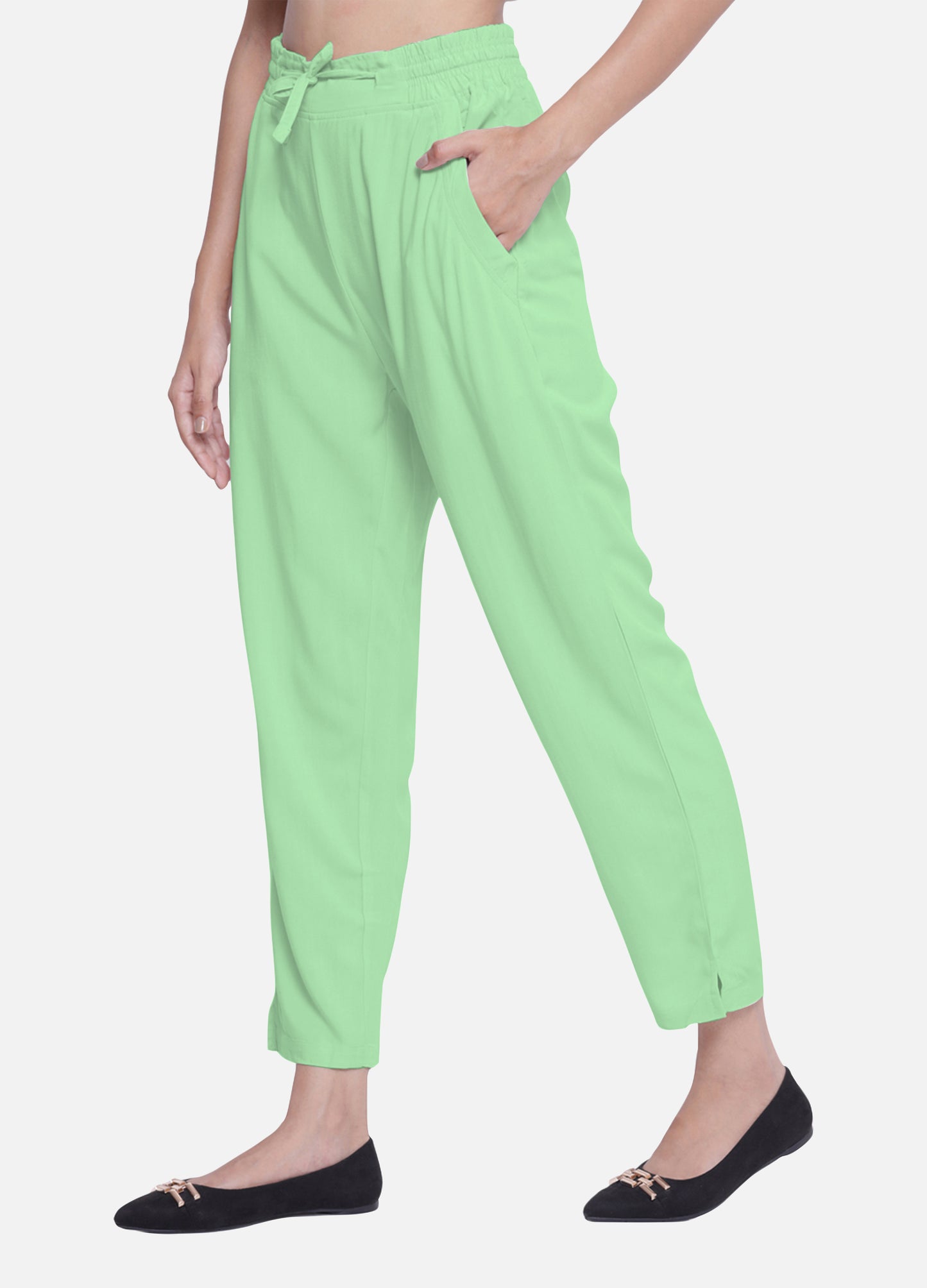Buy Light Green Pants for Women | Shop Online