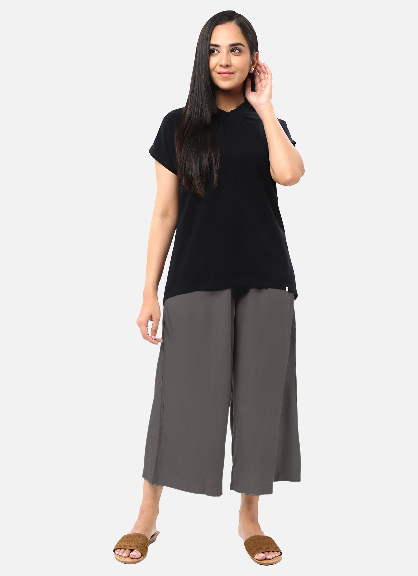 Shop womens Eiffel Tower Grey shade coolatts pants, featuring a trendy color and soft fabric for all-day comfort, available online
