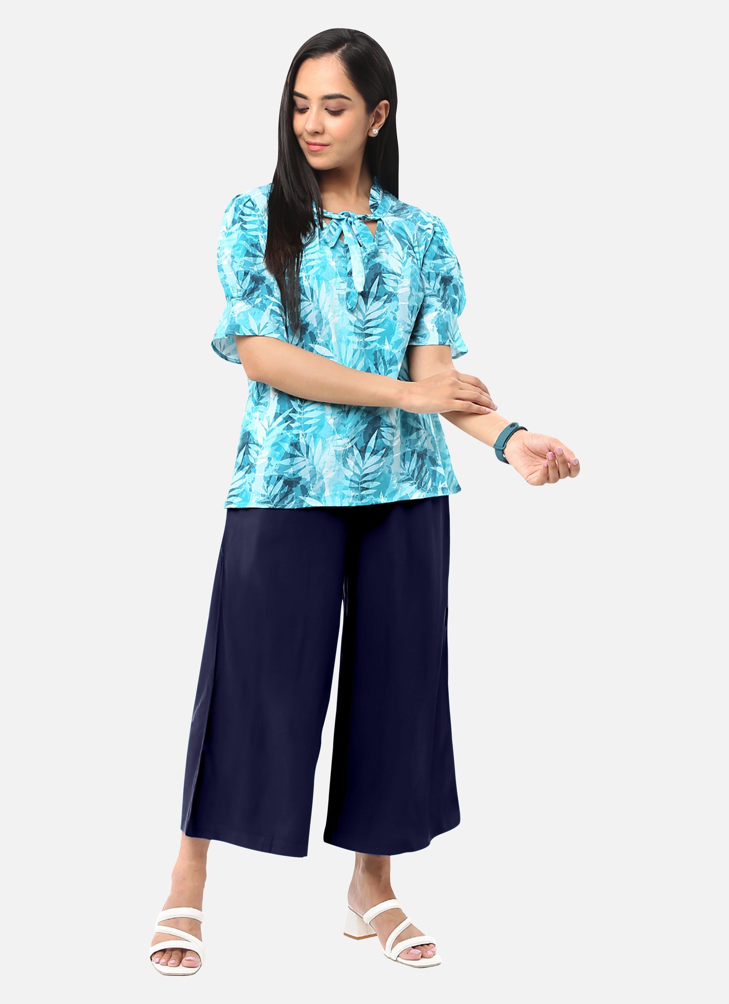 Womens classic navy coolatts pants in soft modal fabric, offering a timeless and sophisticated look, available online