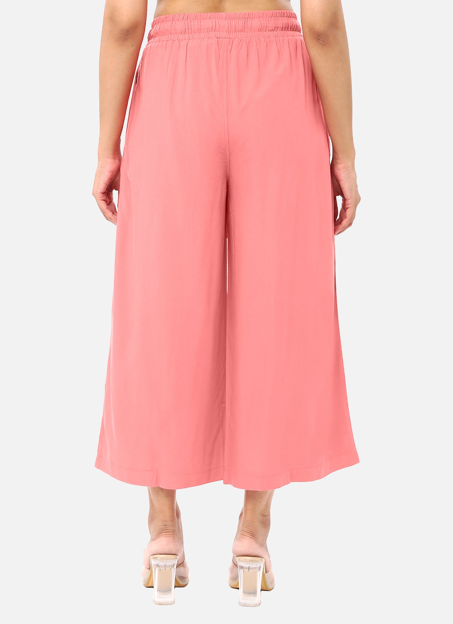 Womens dusty pink coolatts made from luxurious modal fabric, offering a fashionable and comfortable option, available online
