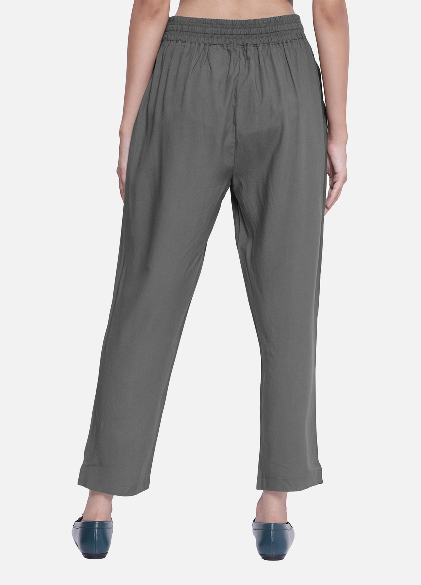 Buy Grey Trousers and Pants for Women Online
