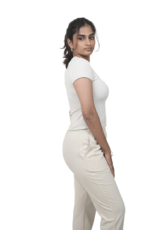 CIGARETTE PANT.BEIGE