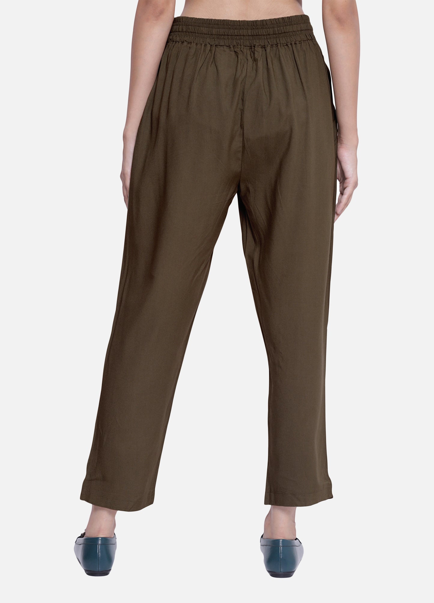 Buy Coffee Brown Trousers and Pants for Women Online