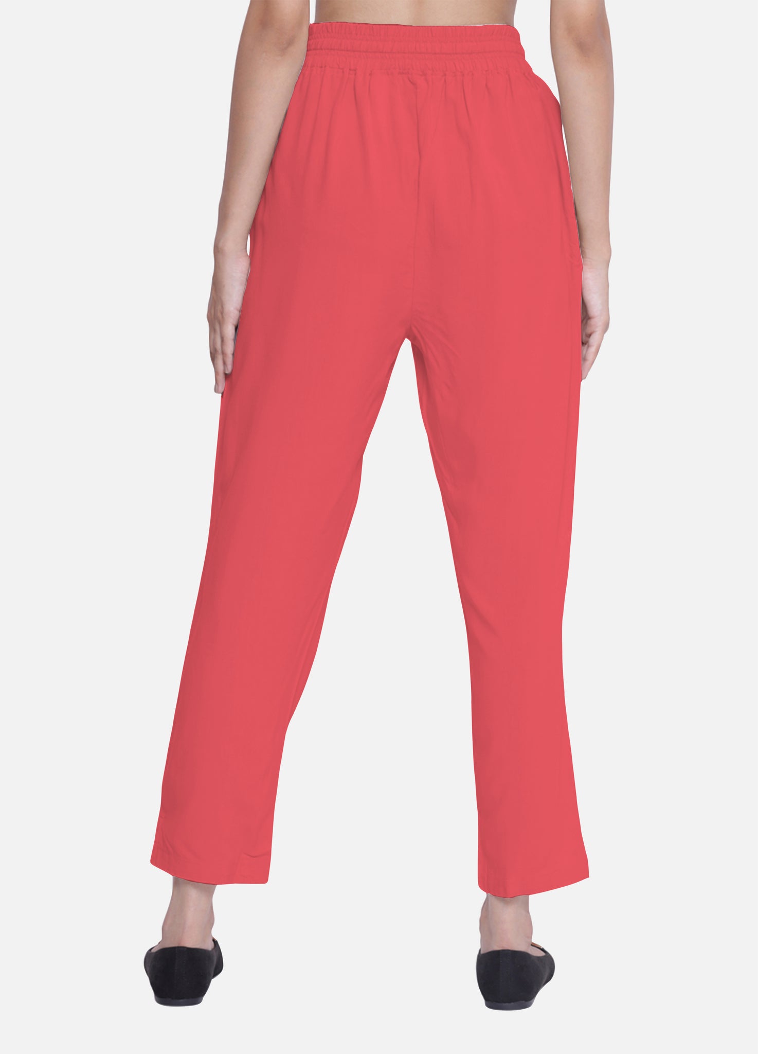 Coral clearance cigarette trousers