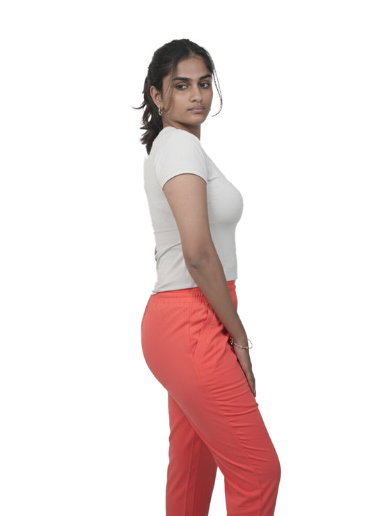 CIGARETTE PANT.CORAL