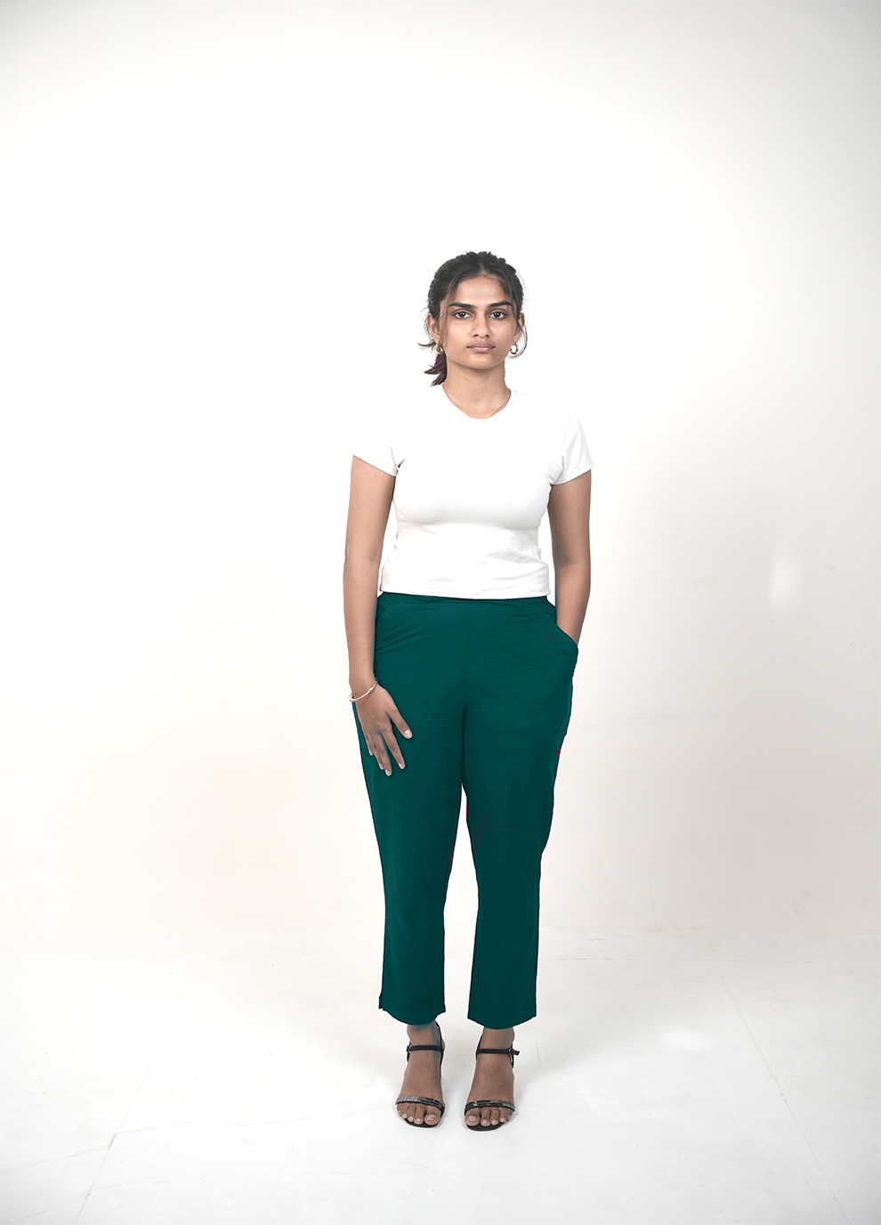 CIGARETTE PANT.DEEP TEAL
