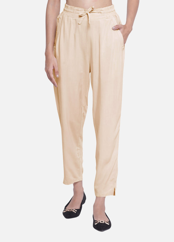 CIGARETTE PANT.GOLD