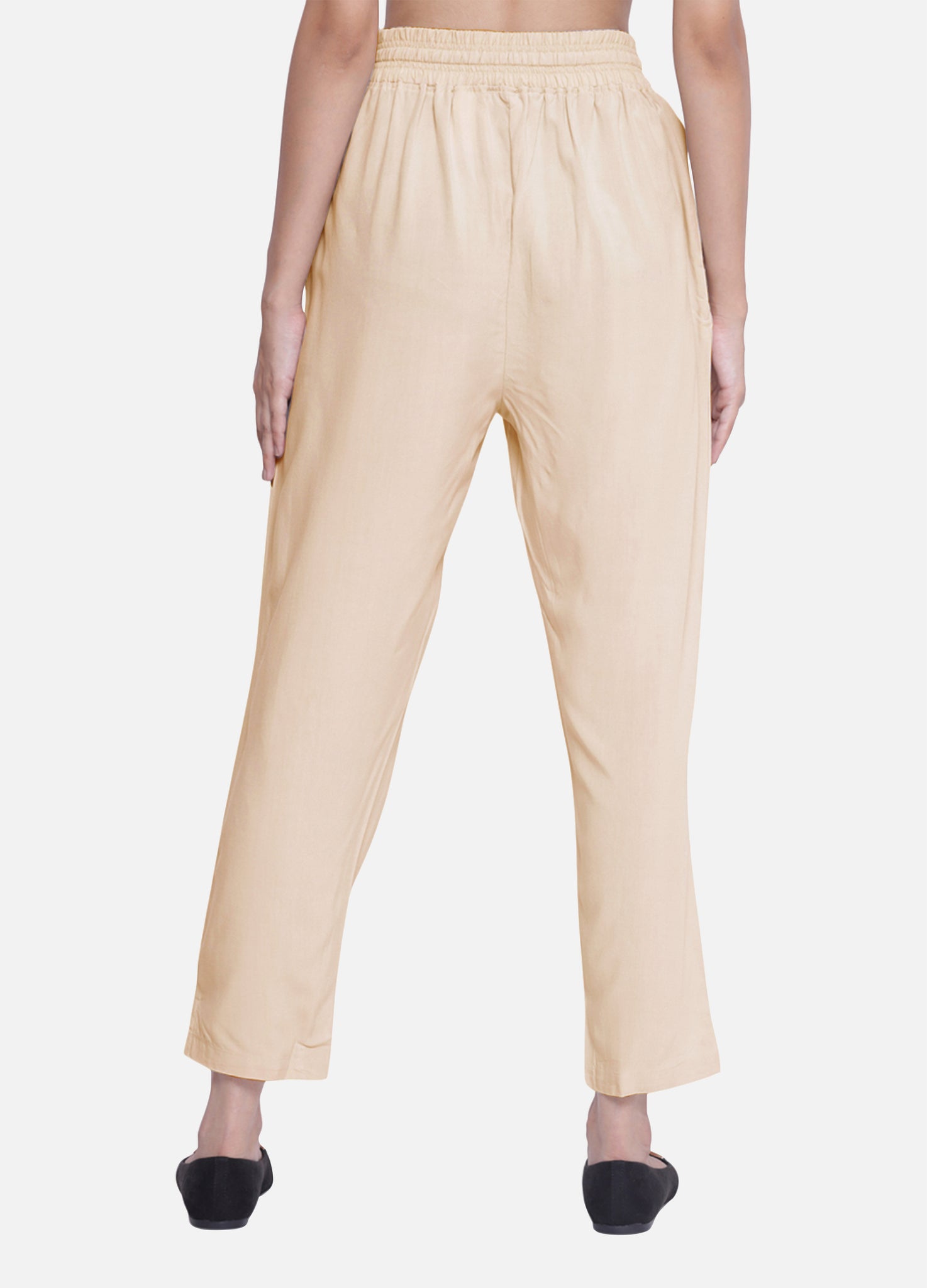 CIGARETTE PANT.GOLD Zemoda