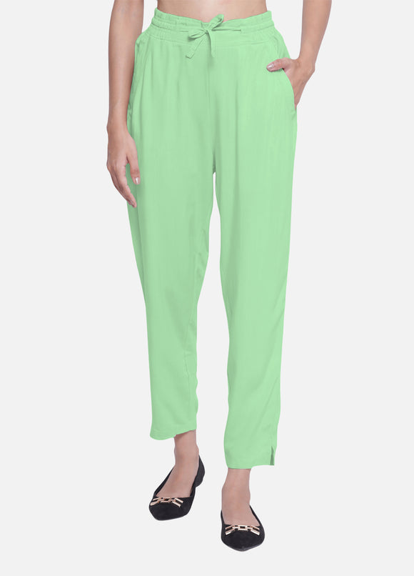 Buy online Cotton Cigarette Pants Trouser from bottom wear for Women by  Showoff for ₹919 at 60% off | 2024 Limeroad.com