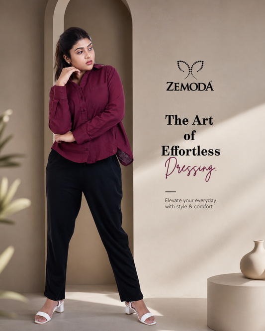 Black Cigarette Pants for Women