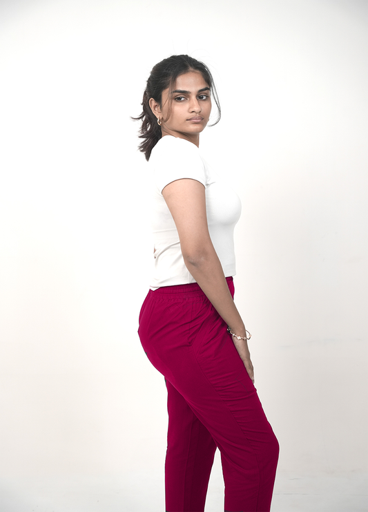 CIGARETTE PANT.RANI PINK