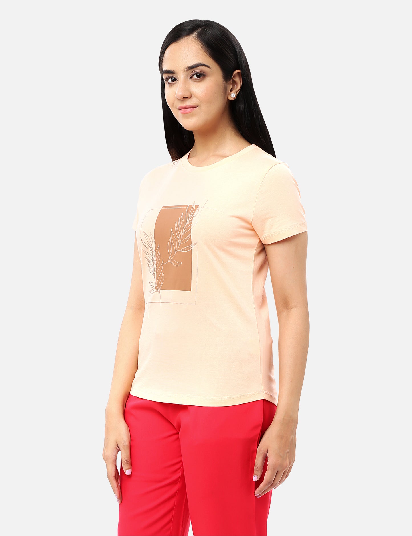 Multi Color Cotton Printed T-shirts for Womens Shop Online