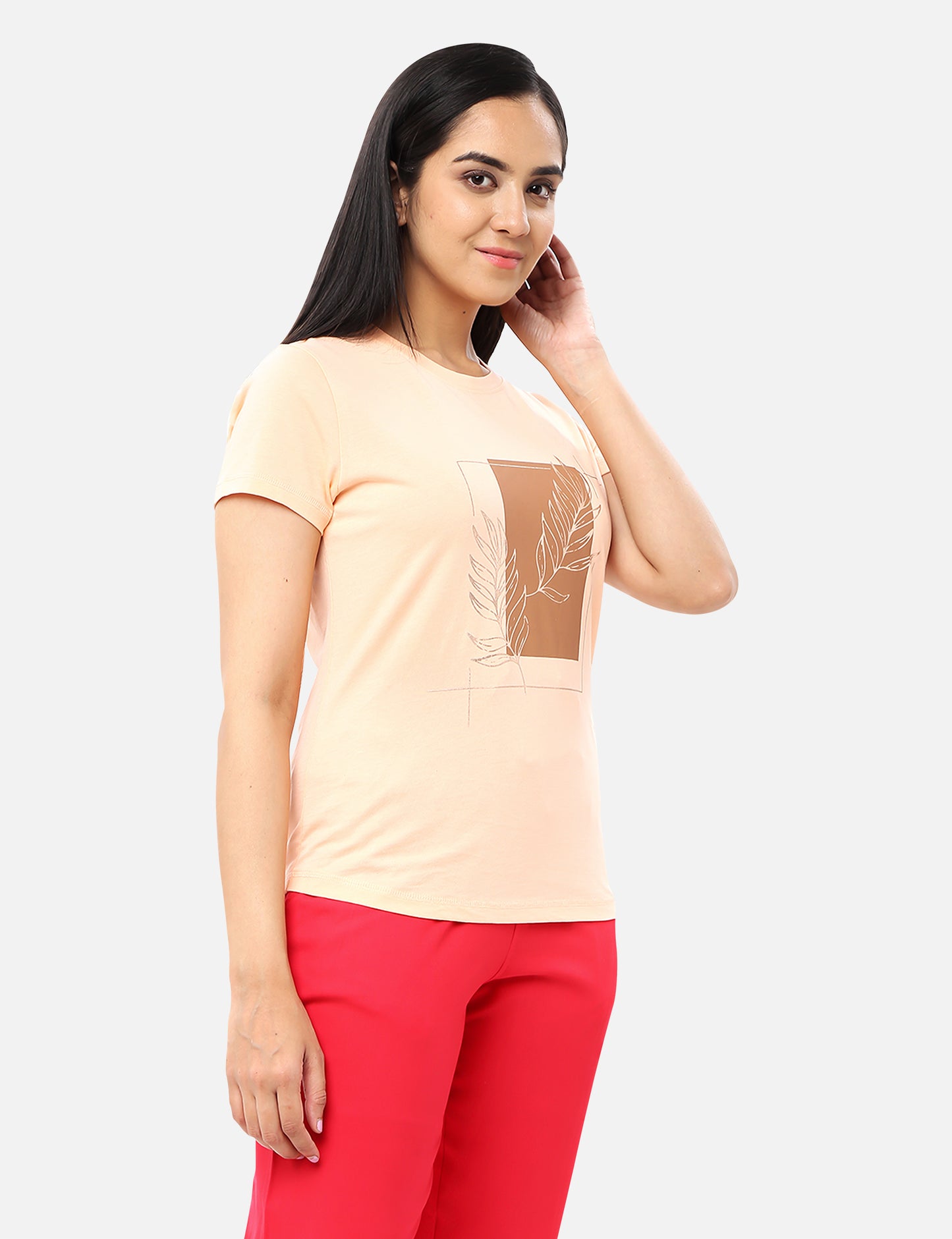 Multi Color Cotton Printed T-shirts for Womens Shop Online