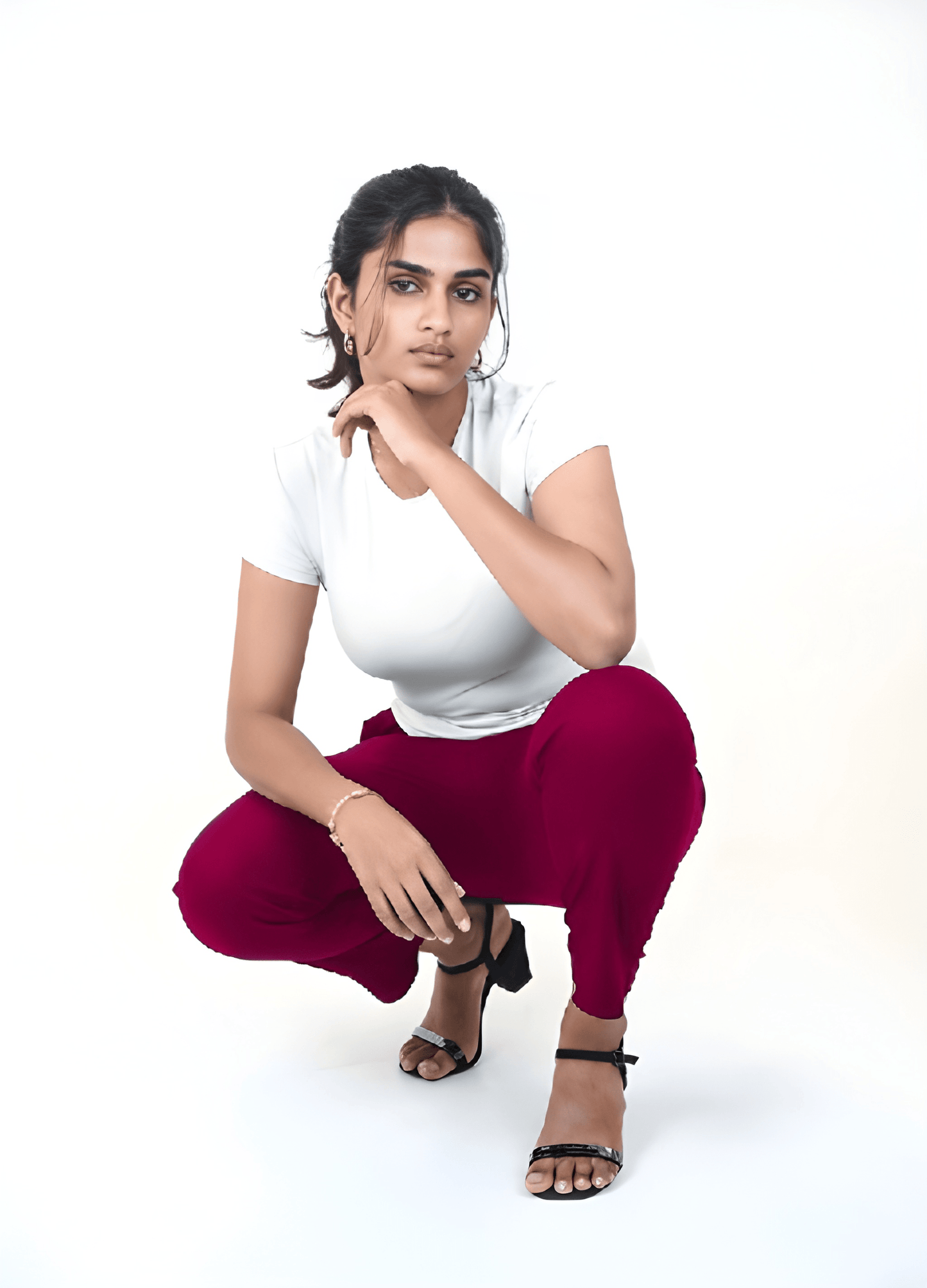 CIGARETTE PANT.RANI PINK