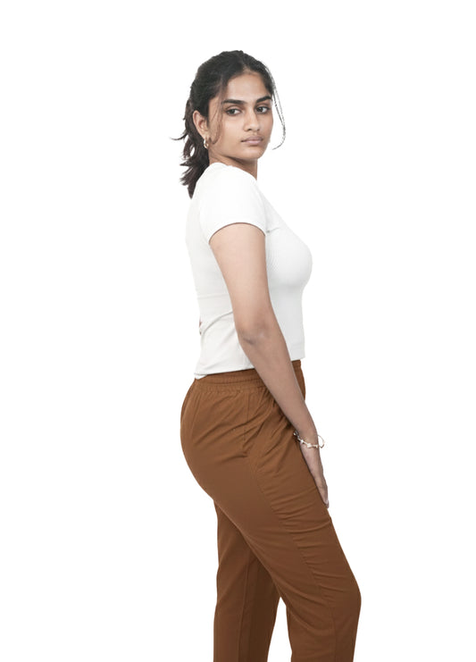 CIGARETTE PANT.BRONZE