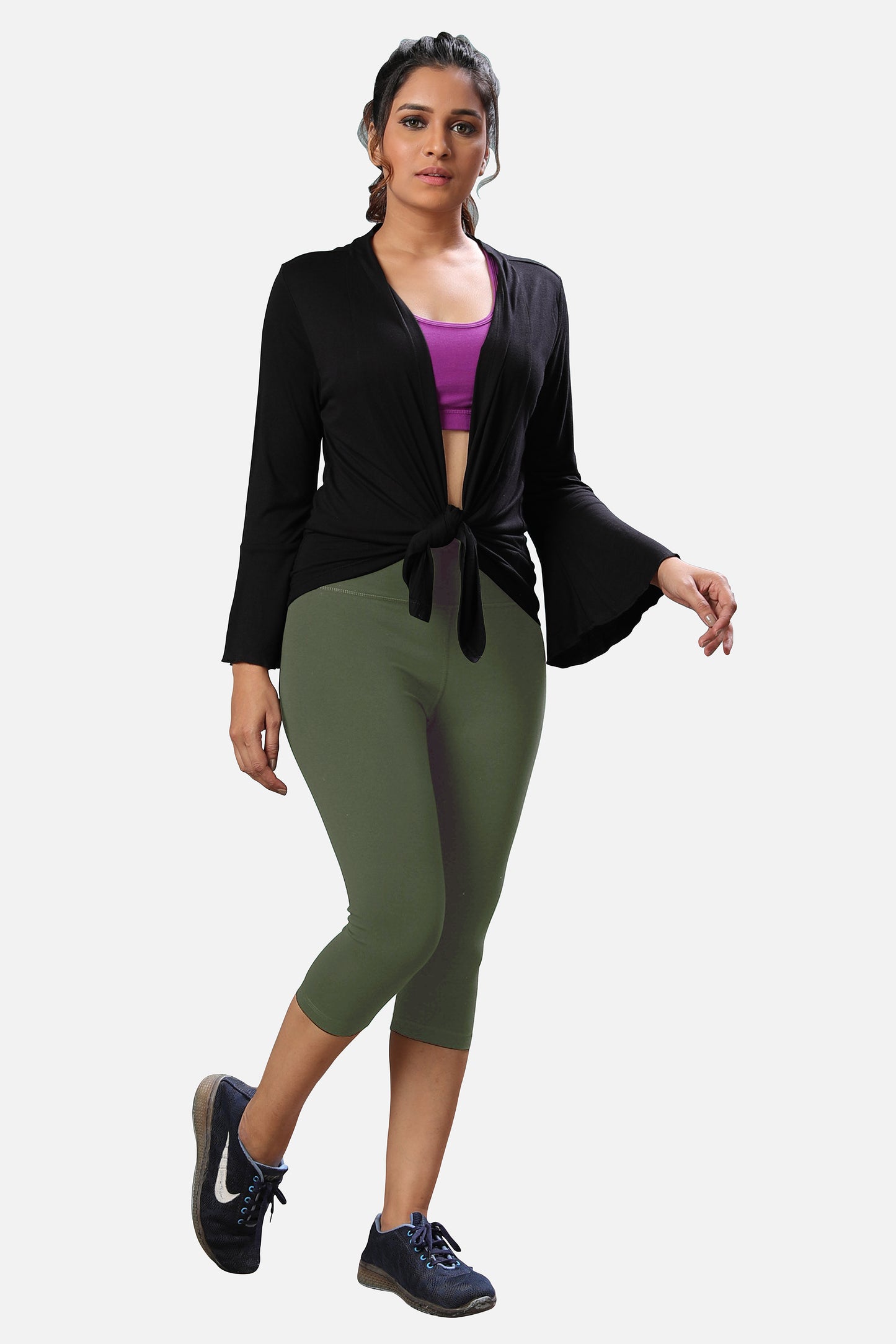 Shop womens olive capris, featuring a trendy and comfortable design with a flattering fit, ideal for everyday wear, available online