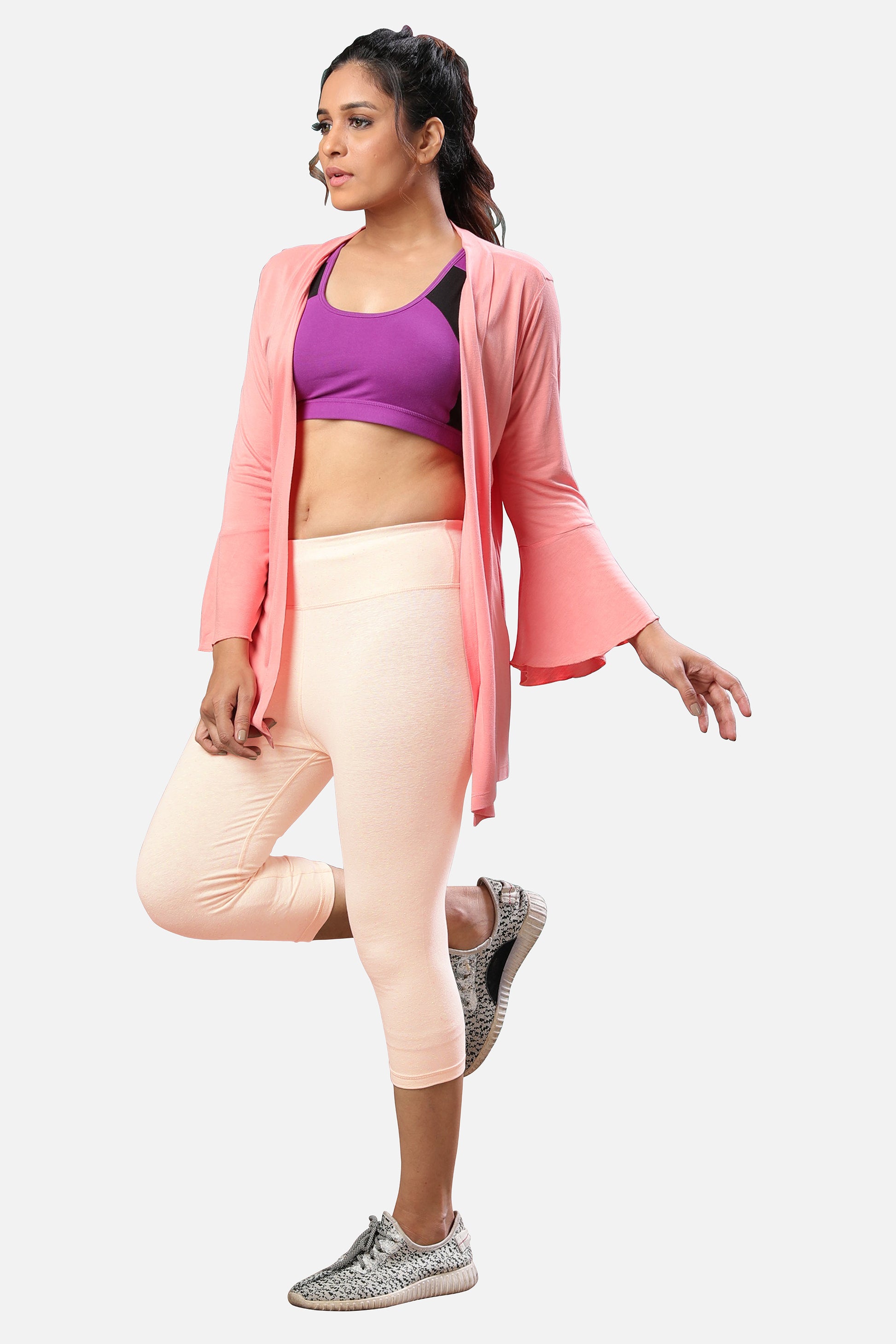 Shop womens woodrose capris, featuring a trendy and comfortable design with a flattering fit, ideal for everyday wear, available online
